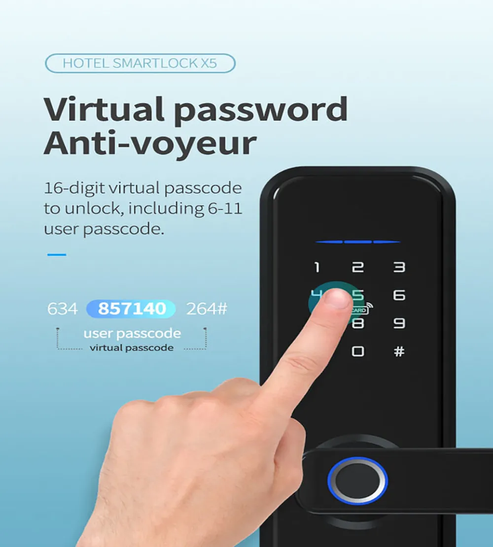 خانه هوشمند, درب هوشمند, قفل RFID, قفل اثر انگشتی, قفل هوشمند, قفل و دستگیره خانه هوشمند