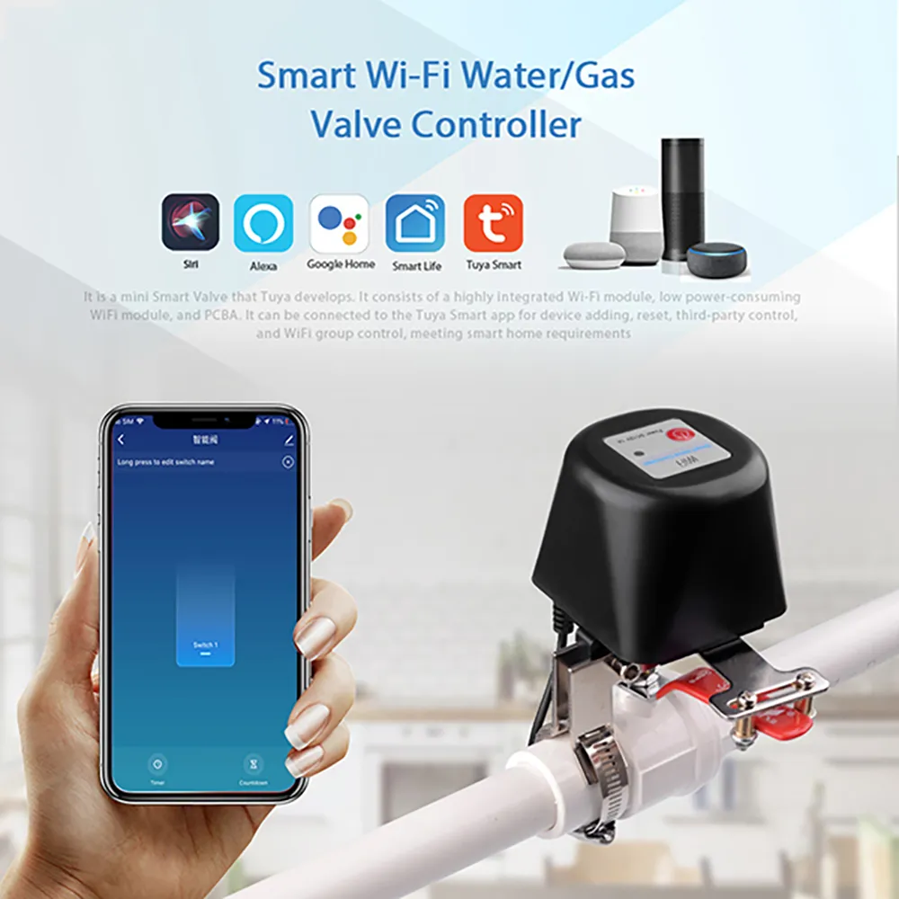 آژیر خانه هوشمند, اتوماسیون اعلام حریق, خانه هوشمند, سنسور نشت گاز LPG, سنسور نشت گاز خانگی, شیر آب خانه هوشمند, شیر آب هوشمند, فلکه خانه هوشمند, کنترلر فلکه آب خانه هوشمند, کنترلر فلکه آب هوشمند
