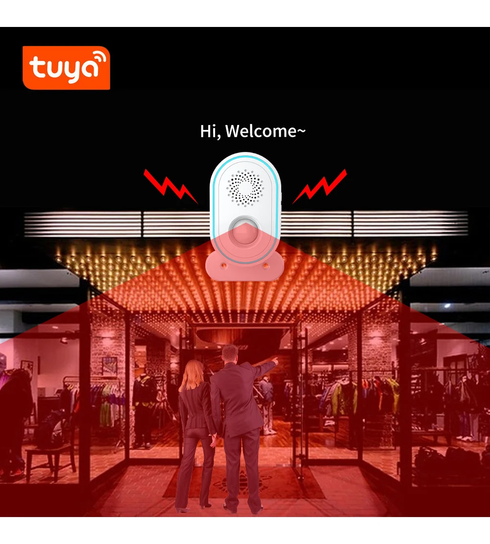 سنسور هوشمند تشخیص حرکت با آلارم داخلی